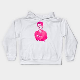 frida  pink galaxy Kids Hoodie